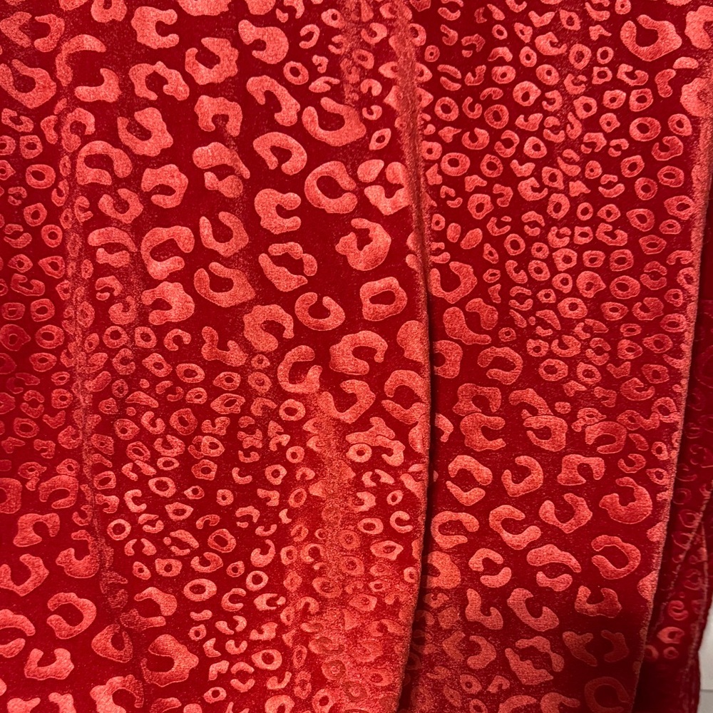 Ruby Rd. Red Cowl Neck Blouse Size Large - Picture 7 of 8
